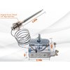 RX-2-24 Thermostat for Deep Fryer（with Knob), 3/8" Mpt Stuff Box, RX-10-24 RX-2-30 Millivolt Thermostat 00-913153 Compatible with Adcraft RX-2-24，Atosa 301030004, Robertshaw 5300-402，200-400F (OEM)