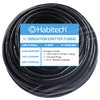 Habitech 1/4" Irrigation Dripline Tubing (100 Ft Roll) - 6" Emitter Spacing - 1/4" Drip Irrigation Fittings Included