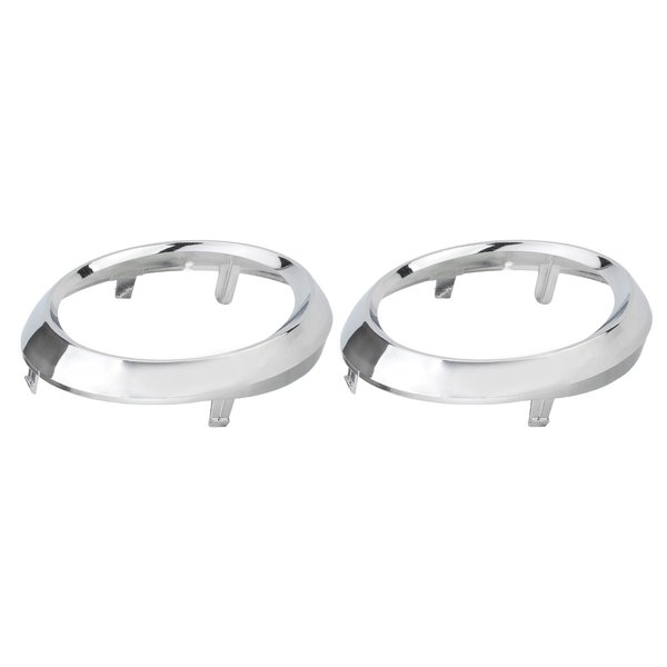 MOTOALL 52713-08020 52712-08020 Pair Fog Light Lamp Bezel Cover for Toyota Sienna SE 2011-2017 Chrome Trim Rings