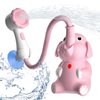 Baby Bath Toys, Bath Toys for Infants 0-12 Months with Shower Head, Baby Shower Head for Bath IPX7 Waterproof USB Rechargeable, Baby Gift for Boys & Girls