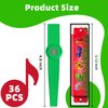 36 Pieces Operation Christmas Gifts Include 18 Pcs Harmonica Bulk Toy & 18 Pcs Multicolor Metal Kazoos Bulk for Kis Charity Party Favors Goodie Bags Stuffers Supplies Gift Bag Fillers