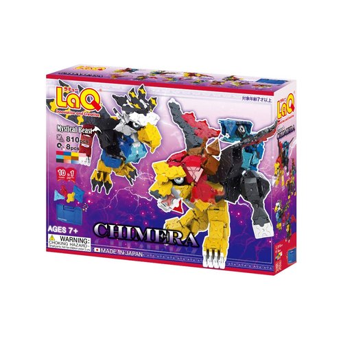 LaQ Mystical Beast Chimera | 818 Pieces | 10 Models | Age 7+ | Creative, Educational Construction Toy Block | Made in Japan