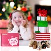VOLOBE Silicone Piglet with Blue Portable Carrier Bag, 5 Inches Realistic Piglet with Sleeping Pad Accessories for Kids Boy Girl Christmas Birthday Gift(Ella with Bag)