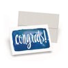 Palmer Street Press Congrats! Inky Navy Congratulations Cards - Set of 8 Congratulations Greeting Cards And 8 Envelopes - Congratulations Graduation Card - Designed, Printed and Packaged in the USA