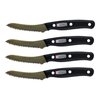 Miracle Blade IV World Class Professional Series Set of Four (4) Serrated Steak Knives