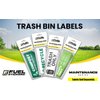 Compost Sticker - Organic Waste Only Bin Label - 3-5 Year Indoor/Outdoor Rated - Heavy Duty, Weather Proof, Ultra Durable - USA Made (6x2 inch), 4 Labels