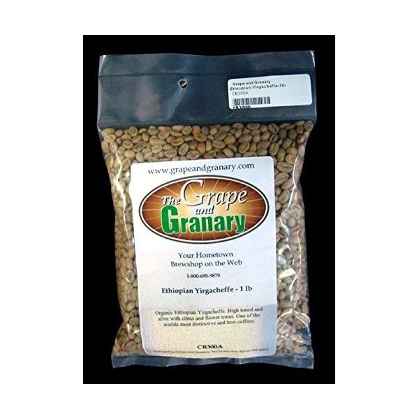 Ethiopian Yirgacheffe unroasted Coffee Beans (1LB)
