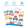 Traffic Cars Trucks Transportation Party Supplies Cars Paper Plates, Napkins, Tablecloth Transport Vehicle Theme Tableware Set Birthday Party Decorations for Boys Kids | Serves 20