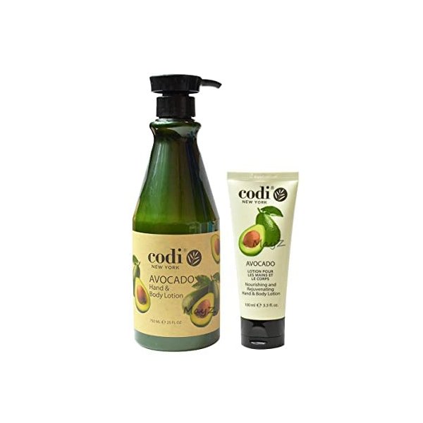 LIKO Codi Avocado Hand & Body Lotion Big and Small Set 750ml/25oz + 3.3oz/100ml