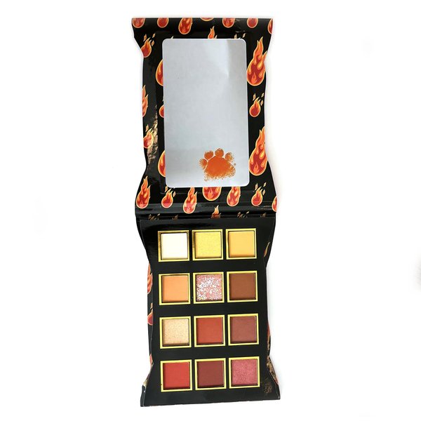 eyeshadow palette Chee-TOS 12 Fun Orange Yellow Red Shades Eyeshadow Palette Junk Food Themed