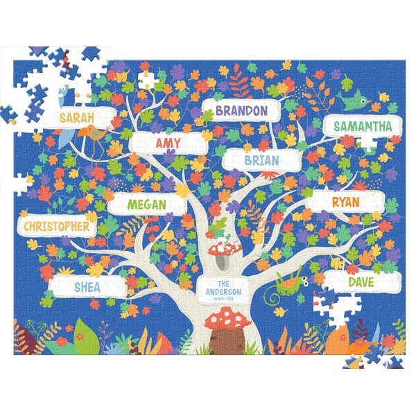 My Family Tree Personalized Puzzle - 500 Pieces - I See Me! - I See Me!