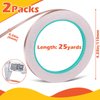 Copper Foil Tape, Selizo 2 Packs Copper Adhesive Tape Strip with Double-Sided Conductive for Stained Glass, EMI Shielding, Paper Circuits, DIY Home Décor, Soldering, Electrical Repairs