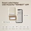 NIIMBOT B21 Label Maker, Thermal Label Printer, Portable Inkless Label Makers for Home/Office/Business, with 1 Pack 50x30mm White Label, Compatible with iOS & Android, (White)