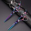 Hair Cutting Scissors Set, Professional Barber Shears Bag Kit, for Home or Barbershop Hairdressing, Men Women and Pets Hair Cutting