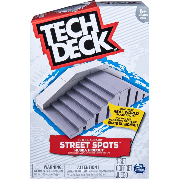 TECH DECK, Build-A-Park Street Spots, Hubba Hideout, Ramps Boards and Bikes, Multicolored