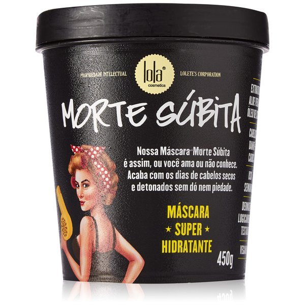 Linha Morte Subita Lola Brasil - Mascara Super Hidratante 450 Gr - (Lola Brasil Sudden Death Collection - Intense Moisturizing Mask Net 15.87 Oz )