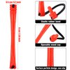 84 Pieces Hair Perm Rods Hair Curling Rollers Perming Rods Curlers Cold Wave Rods for Hairdressing Styling Tools (Red,0.2 Inch)