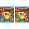 JA-RU Ring Cap Gun Super Bang See-Thru Hot Shots (2 Units) Quality Plastic Great Bang Party Favors Supplies for Kids. Plus Sticker 900-2s