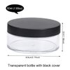 AKOAK Capacity 50 ml(1.69 oz) Empty Reusable Plastic Loose Powder Compact Container DIY Makeup Powder Case with Sifter and Lined Screw Lid,Pack of 6