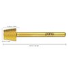 Pana 3/32" 4 Week Backfill Nail Carbide Bit - For Electric Dremel Drill Machine (Fine, Gold (Tapered Backfill))