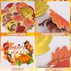 54 PCS Fall Party Hanging Decorations Fall Hanging Swirls Autumn Foil Swirls Spirals Autumn Harvest Ceiling Streamers for Happy Fall Party Supplies Thanksgiving Baby Shower Birthday