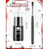 EBANKU 4Colors Face Body Paint Stick Oil, White Eye Black Sticks for Sports, Cream Skeleton Joker Mime Foundation Makeup, Face Painting Kit for Christmas SFX Cosplay Costume Party