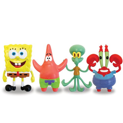 Bend-EMS - SpongeBob SquarePants - The Original Bendable, posable Actions Figures from The 90's are Back! Great Birthday Gifts for Kids, Boys, and Girls