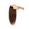 Cosmetology Mannequin Head With 60% Real Hair 26 inch Long Cosmetology Mannequin Head For Hair Styling Brown Hair Training Head Hairdresser Practice Doll Head With Clamp Holder
