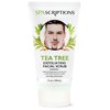 Face Exfoliating Scrub Turmeric, Tea Tree, Hyaluronic Acid & Sugar Face Wash - 5 Oz (Tea Tree)