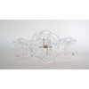 Generic Clear transparent flower shaped hair claw clip medium fine hair