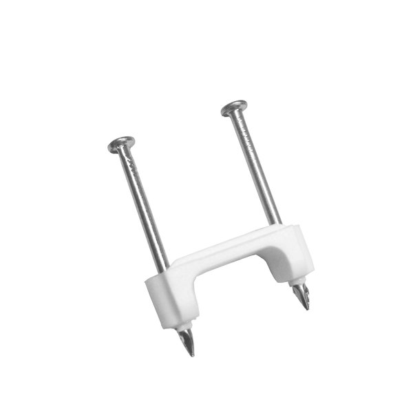 Gardner Bender PS-175BG Plastic Electrical Cable Staples, ¾ inch, Secures Romex, UF and NM, 175 pk, White