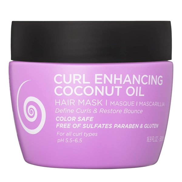 Luseta Curly Hair Mask 16.9 Oz, Smooth & Moisturize, Deep Conditioning Treatment Anti-frizz & Repair Split Ends for Wave Hair