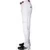 Rawlings | BP31SR Baseball Pants | Semi-Relaxed Fit | White | Adult Medium