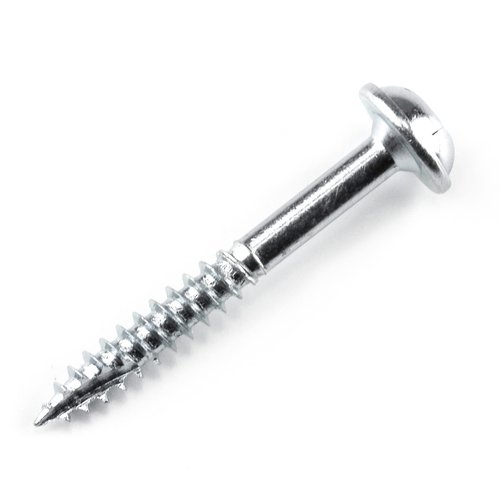 Kreg SML-F125-250 Zinc Pocket Screws, 1 1/4 Inch, 7 Fine Thread, Maxi-Loc Head (250 Count)
