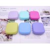 Kuanfine 6 Pack Contact Lens Case Kit Cute Travel Contact Case, All-In-One Soak Storage Container with Mirror Bottle Tweezers Contact Applicator