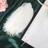 THARAHT 120pcs White Goose Feathers Natural Bulk 6-8 inch 15-20cm for Crafts DIY Cosplay Wedding Party Halloween Decoration Goose Nagoire Feathers