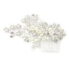 Beautiful Flower Leaf Charm Hair Comb for Women