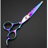 Professional Razor Blades Barbe Right Handed Hair Cutting Scissor - 5.5 inch Japanese 440C Stainless Steel Scissor