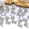 10pcs 3D Star Nail Charm Triple Star Nail Charms Y2k Silver Nail Charms for Acrylic Nails Starlight Nail Art Charms Stars Nails Charms Star Charms for Nails Metal Nail Jewels Women Nail Supplies