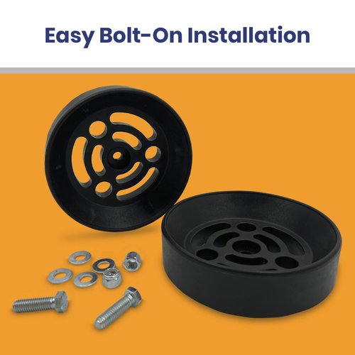 TORQUE Airbag Air Bag Spring Cradle for Air Bags Suspension Kit, Fits all 6" Diameter Convoluted Air Bags, Fits Air Lift Firestone Torque and all other brands (Replaces Daystar KU09140BK) (TR3004)