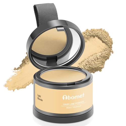 Root Touch Up Instantly Gray Hair Coverage Hairline Powder, Root Cover Up Conceal Hair Loss For Women Men,Hair Fibers For Thinning Hair (Light Blonde)