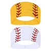 Honbay 2PCS Outdoor Sports Hairbands Hair Accessories Baseball Headband Softball Headband Non Slip Elastic Yoga Workout Headband Fashion Ball Print Bicycle Bandanas Head Wrap for Men and Women