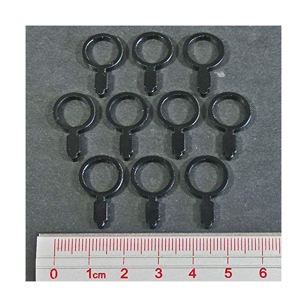 LITKO Magnifying Glass Tokens, Black (10)