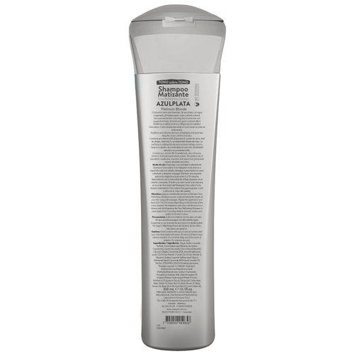 naissant Silver Ash Blonde Hair Blue Shampoo | Eliminates Brassiness | Neutralizes Yellow & Orange Tones | Paraben, Ammonia & Sulfate Free | Pro-Vitamin B5, Olive Oil & Honey (Azul Plata) 10.1 Fl Oz