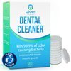 Vive Dental Night Guard Cleaner Tablets - Retainer & Denture Tabs for NightGuard, Mouthguard - Removeable Partial or Full False Teeth - Overnight, Antibacterial Cleanse Removes Stains, Plaque, Odor