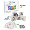 Poraxy 5 Set STEM Kits for Kids Ages 8-10, Model Car Kits, Wooden 3D Puzzles, Educational Science Experiment Kits, Building Toys for Ages 8-13, Gifts for Boys and Girls 7 8 9 10 11 12 13 Year Old