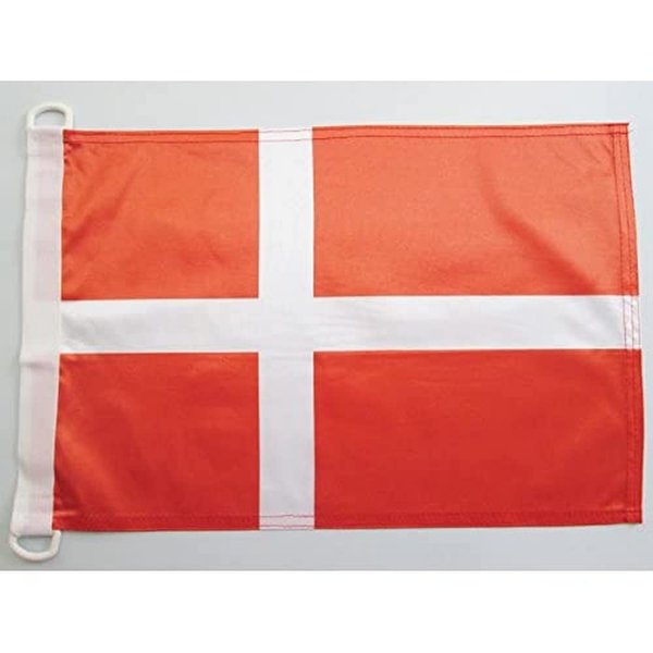 AZ FLAG Denmark Nautical Flag 18'' x 12'' - Danish Flags 30 x 45 cm - Banner 12x18 in for Boat