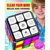 Skywin Puzzle Cube Game - Flashing Cube Handheld Electronic Games Stem Toy - Fun Memory Games & Brain Games for Adults and Kids