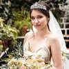 Didder Tiara and Lace Bridal Veil, Crown Wedding Veils and Headpieces for Women, White Veils for Brides Tiaras for Women Bachelorette Veil Ribbon Edge With Comb for Wedding Party