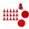 jojofuny 30pcs Miniature Road Cone Tiny Safety Traffic Cone Cake Topper Simulation Red Roadblock Model Photo Prop Construction Party Favors for Kids Children Random Style